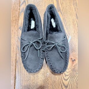 Coach Charcoal Suede Men's Slip-Ons